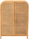 243-13569-RCW Curaco Light Brown Storage Cabinet