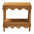 250-13645-RCW Bali and Pari Brown Rattan Side Table