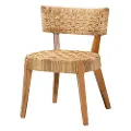251-13853-RCW Sabit Seagrass and Mahogany Dining Chair
