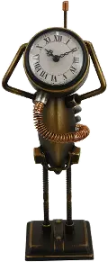 Metal Table Top Clock
