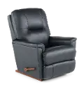010-783/LB193087 Aries Denim Blue Leather Rocker Recliner