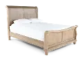 589WT-TRADITIONS-BED6/0 Traditions Saddle Tan California King Sleigh Bed