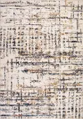 9508/RUSH-HOUR/WH-MULT-5.3X7.6 Rush-Hour 5 x 8 Multicolor Brown Area Rug