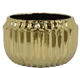 10 Gold Ceramic Textured Bowl