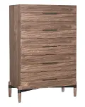 Tranquility Walnut Brown Chest of Drawers
