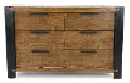 Pacifico Caramel and Black Dresser