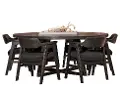 Eclipse Umbra Black 5 Piece Dining Set