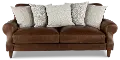 Rigby Brown Leather Sofa