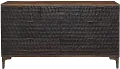 Santa Cruz Antique Bronze and Brown Dresser