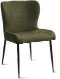 Jennifer Green Suede Dining Chair
