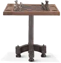 Eiffel Brown Chess Bistro Table