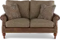 William Two-Tone Brown Loveseat