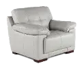 Baron Gray Leather Chair