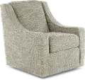 Pine Clover Green Swivel Accent Chair