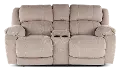 Port Arthur Khaki Power Reclining Loveseat with Console