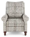 Addie Gray Plaid Pushback Recliner