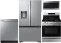 SUG-S/S-4PC-5400-GASPKG Samsung 4 Piece Gas Kitchen Appliance Package