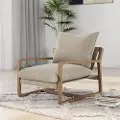 Mira Ivory Sling Accent Chair