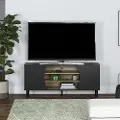 Delmar Black and Natural TV Stand