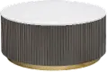 Janson Brown and White Coffee Table