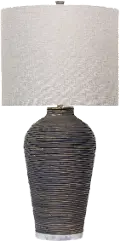 Windward Gray Marble Table Lamp