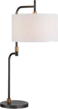 31.25 Black Metal Table Lamp