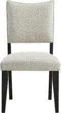 Roatan Light Gray and Black Dining Chair