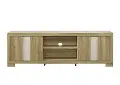 Rangley Brown and White TV Stand