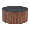 Nero Black and Walnut Coffee Table