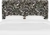 Rifle Paper Co Fairbanks Peacock Black Twin Headboard