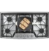 ZGU385NSMSS GE Monogram Series 36 Inch Gas Cooktop - Stainless Steel-3