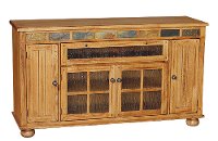 Sunny Designs 62 Inch Oak TV Stand - Sedona