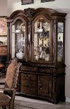 Clearance Traditional Neo Renaissance Cherry Buffet and Hutch