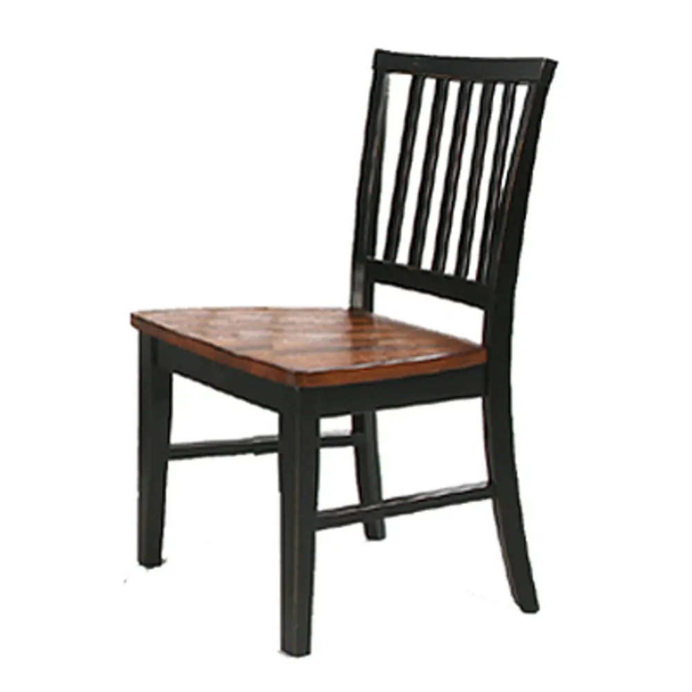 Arlington Black/Java Side Chair-1