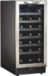 DWC1534BLS Danby 15 Inch Wide 34-Bottle Wine Cooler - Stainless Steel -3