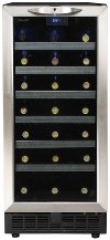DWC1534BLS Danby 15 Inch Wide 34-Bottle Wine Cooler