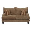 Casual Contemporary Brown Loveseat - Laguna