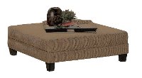 Casual Classic Brown Cocktail Ottoman - Laguna