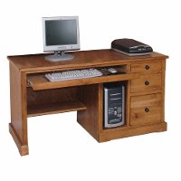 Rustic Light Brown Computer Desk - Sedona-2