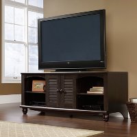 62 Inch Antique Black TV Stand - Harbor View