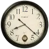 Glenwood Falls Black Satin Wall Clock
