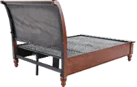 Cambridge Brown Cherry Queen Storage Bed