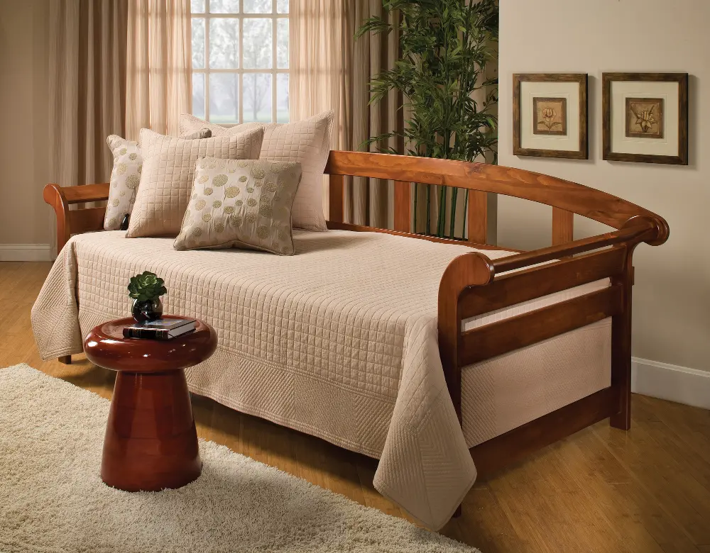 Jason Dark Pine Daybed with Trundle-1