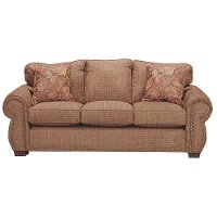 Spice Brown Casual Traditional Sofa - Southport