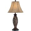 Dark Bronze Jacquard Table Lamp