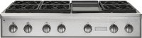ZGU486NDPSS GE Monogram 48 Inch Professional Gas Rangetop with 6 Burners and Griddle (Natural Gas)