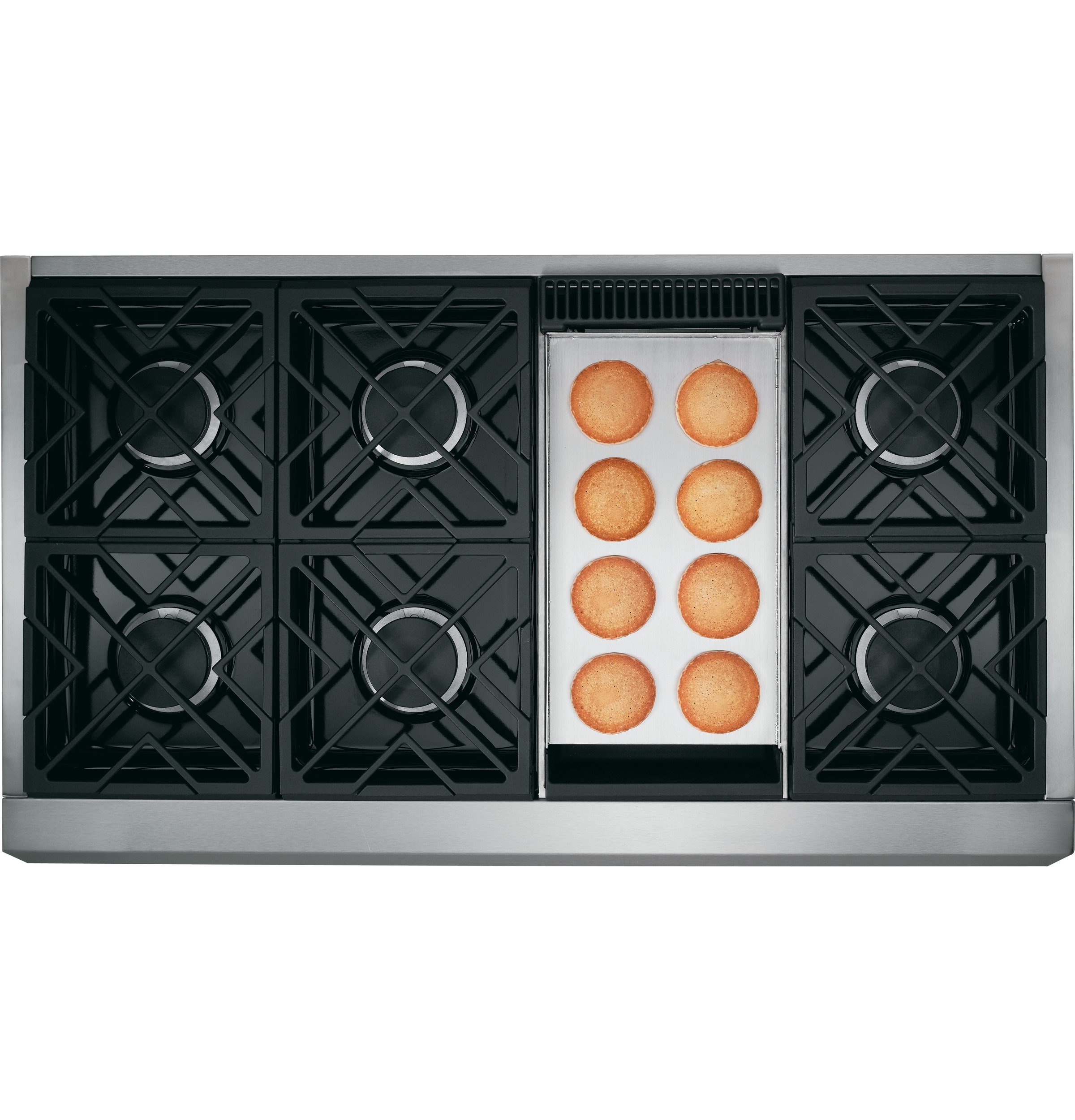 ZGU486NDPSS Monogram 48 Inch Professional Gas Rangetop with 6 Burners and Griddle (Natural Gas)-2