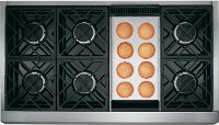 ZGU486NDPSS Monogram 48 Inch Professional Gas Rangetop with 6 Burners and Griddle (Natural Gas)-2
