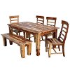 Natural Rustic 5 Piece Dining Set - Tahoe
