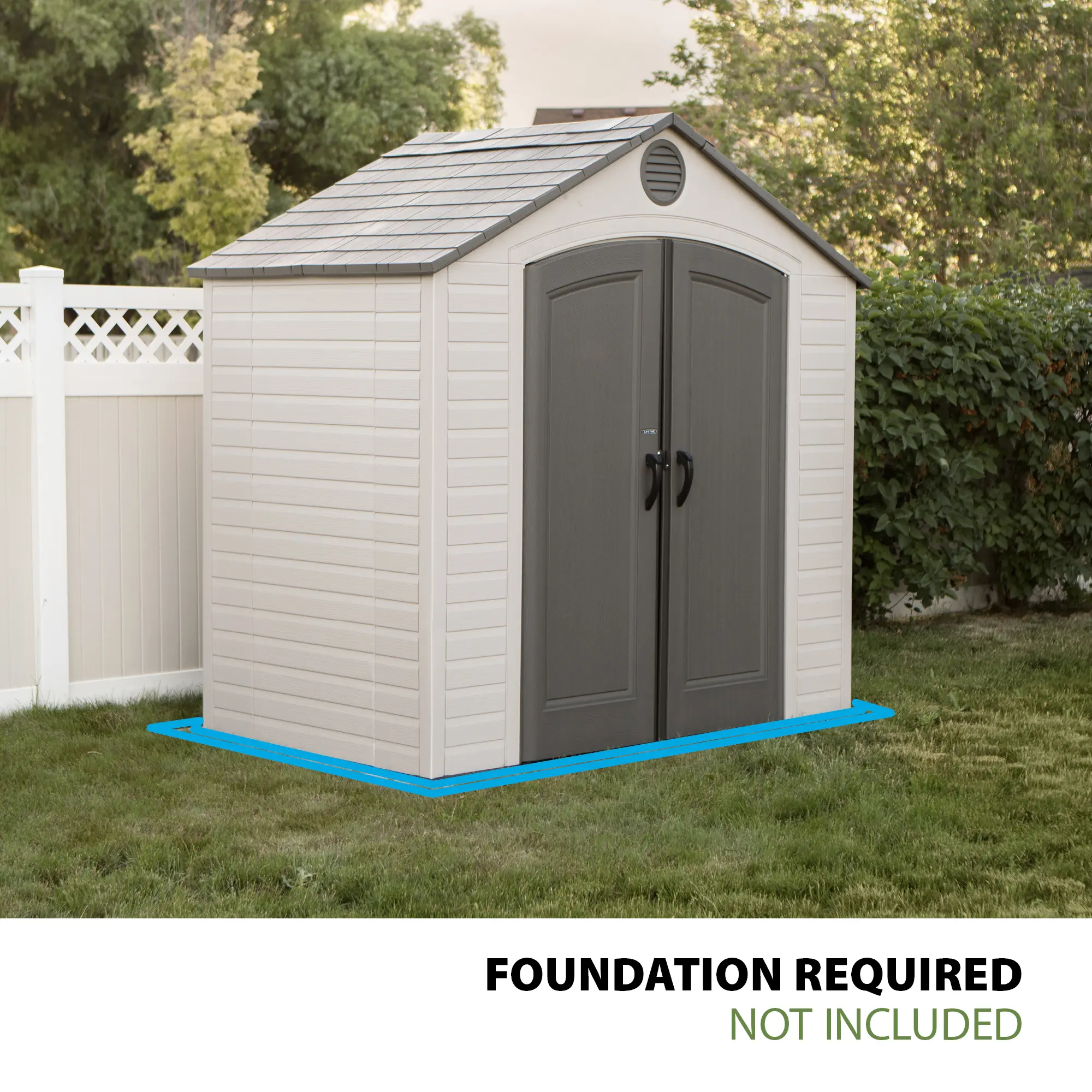 6406 Lifetime 8 ft. x 5 ft. Outdoor Storage Shed-5